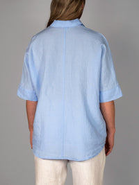 IRJA pellavapaita, vaaleansininen