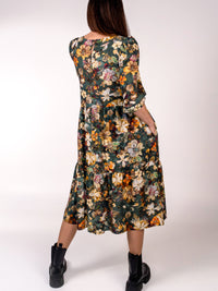 DANIELLA viskoosimekko, Vihreä kukka