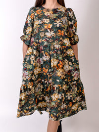 DANIELLA viskoosimekko, Vihreä kukka