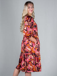 DANIELLA viskoosimekko, painokuosi Flora