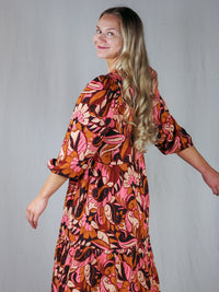 DANIELLA viskoosimekko, painokuosi Flora