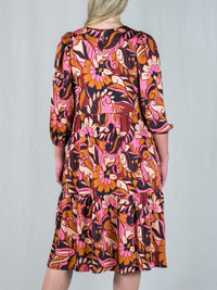 DANIELLA viskoosimekko, painokuosi Flora