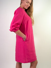 GALA pellavamekko, fuchsia