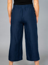 GERDA pellavaculottes, navy