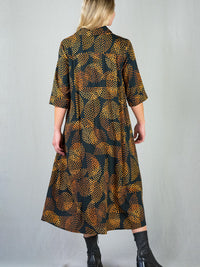 ISADORA viskoosimekko, painokuosi Pistepirkko, oranssi