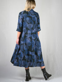 ISADORA viskoosimekko, painokuosi Pistepirkko, sininen