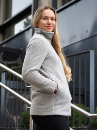 JEMINA villafleecetakki, harmaa