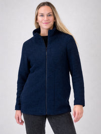 JEMINA villafleecetakki, tummansininen