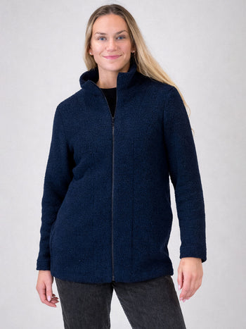 JEMINA villafleecetakki, tummansininen