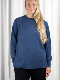 JOLIE merinovillapusero, denimsininen