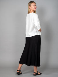 KERTTU pellavahame, musta