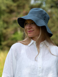 KIKI pellavahattu, savuturkoosi