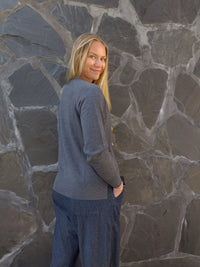HERMIONE merinovillatakki, harmaa